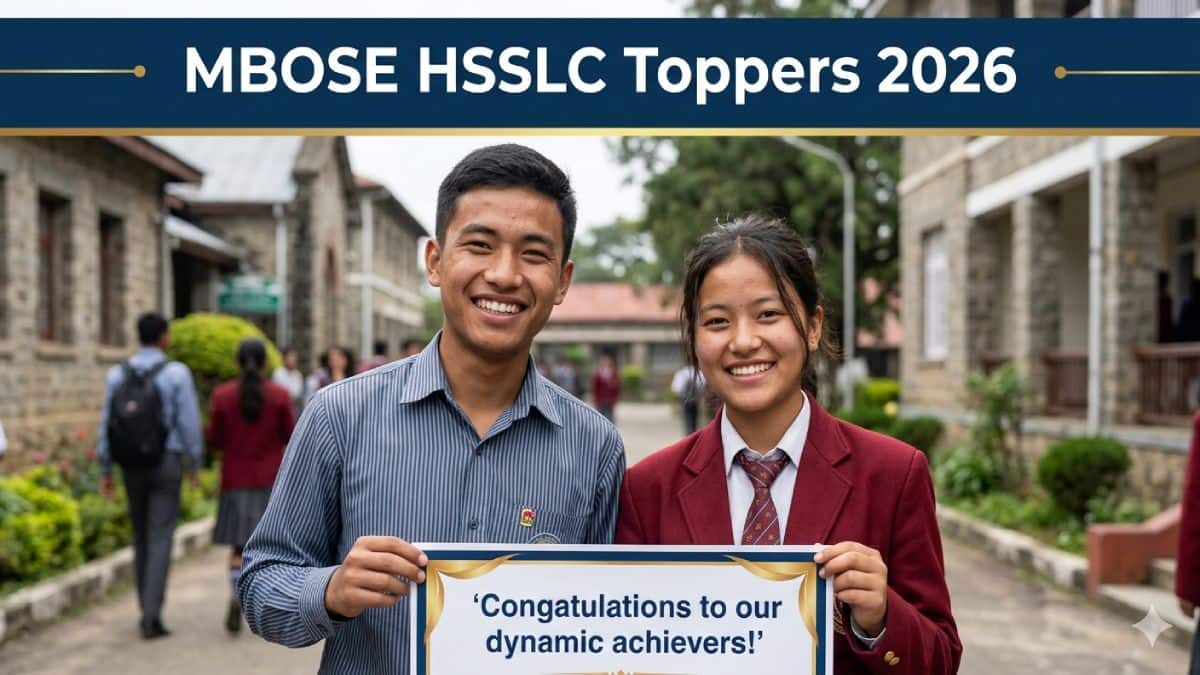 MBOSE HSSLC 12th Class Toppers 2026: Check Toppers Name, Marks & Rank